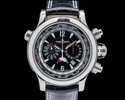 Master Compressor Extreme World Chronograph SS Black Dial