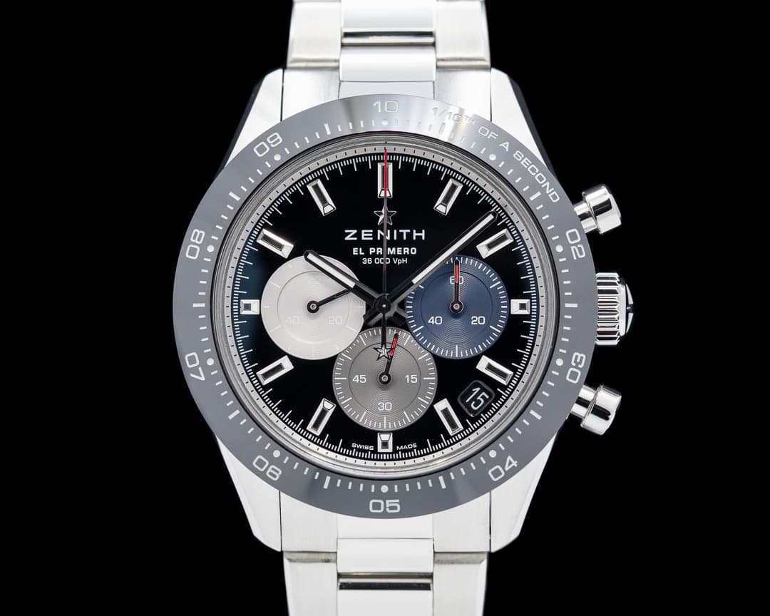 Zenith El Primero Chronomaster Sport SS Black Dial