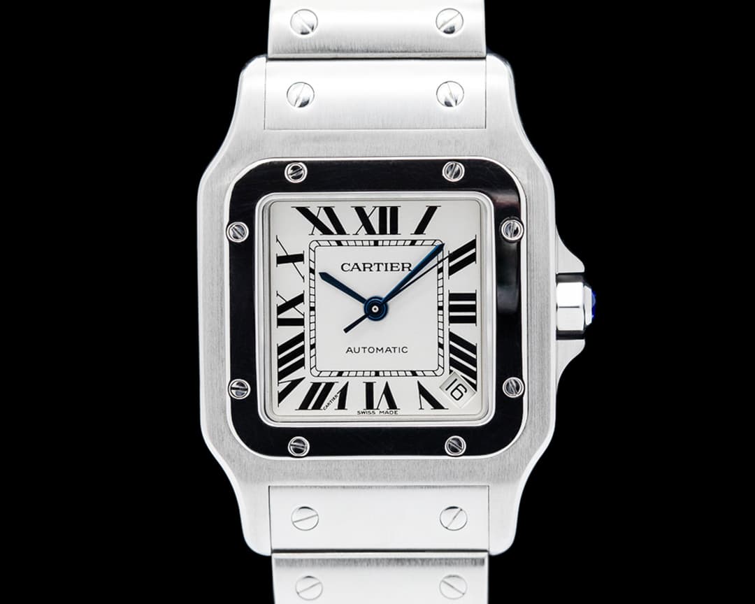 Cartier Santos Galbee XL SS Automatic Silver Dial
