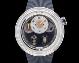 H0 Orange SS Black Dial
