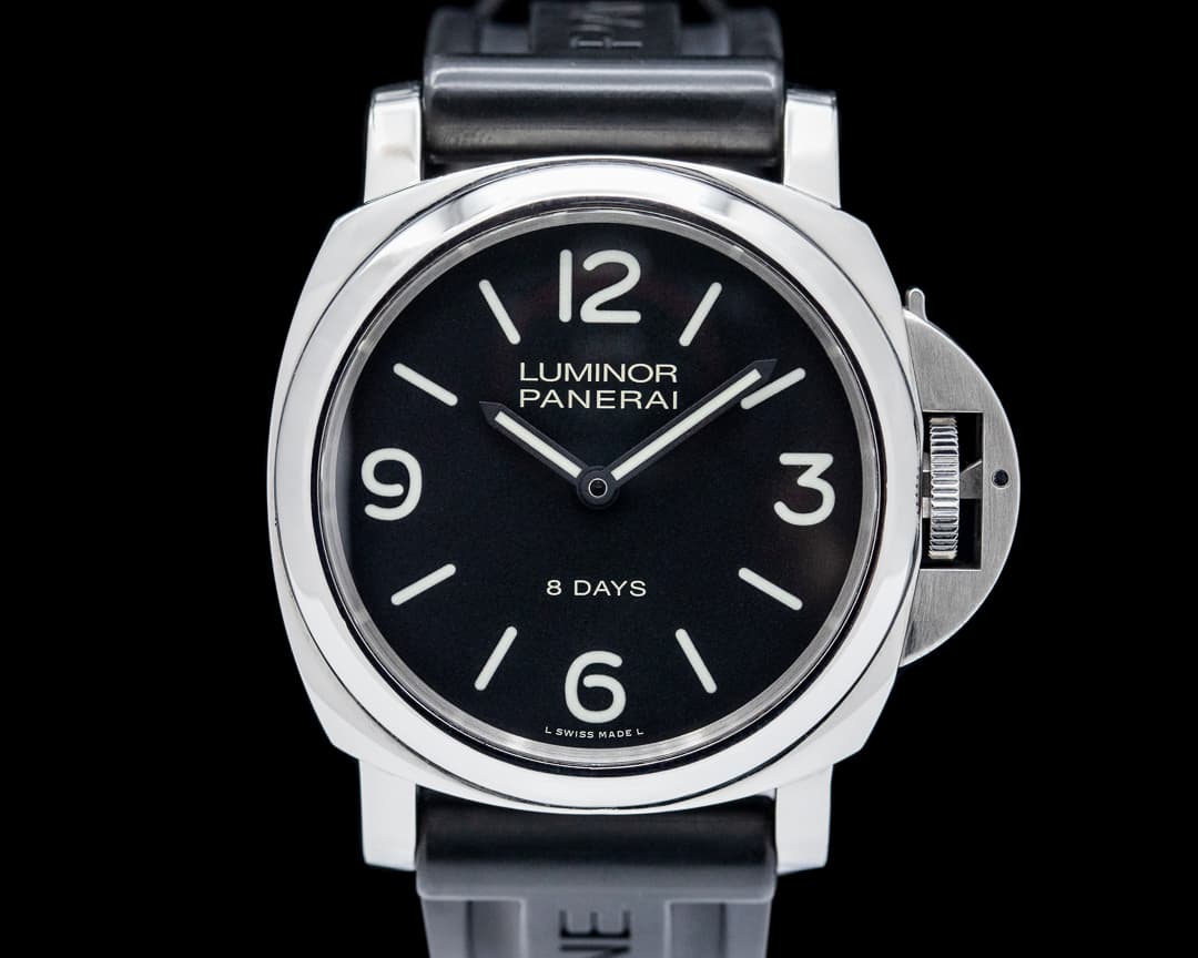 Panerai Luminor Base 8 Days Black Sandwich Dial
