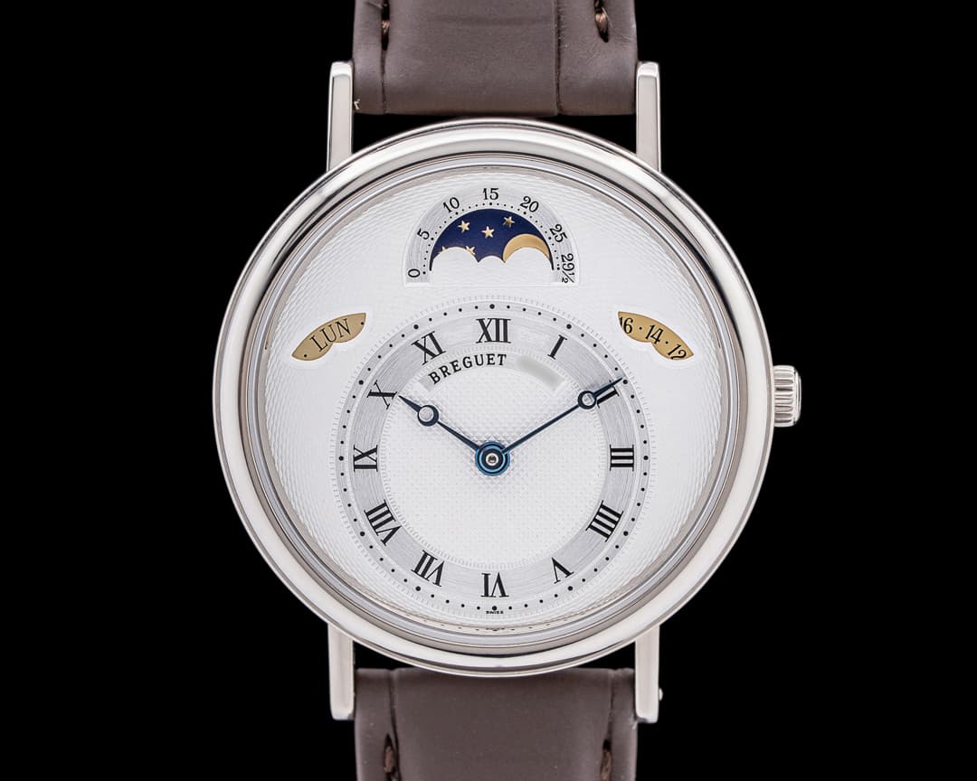 Breguet 3330 Classique Calendar Moonphase 18K White Gold
