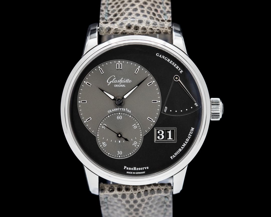 Glashutte Original PanoReserve Manual Wind Grey Dial SS