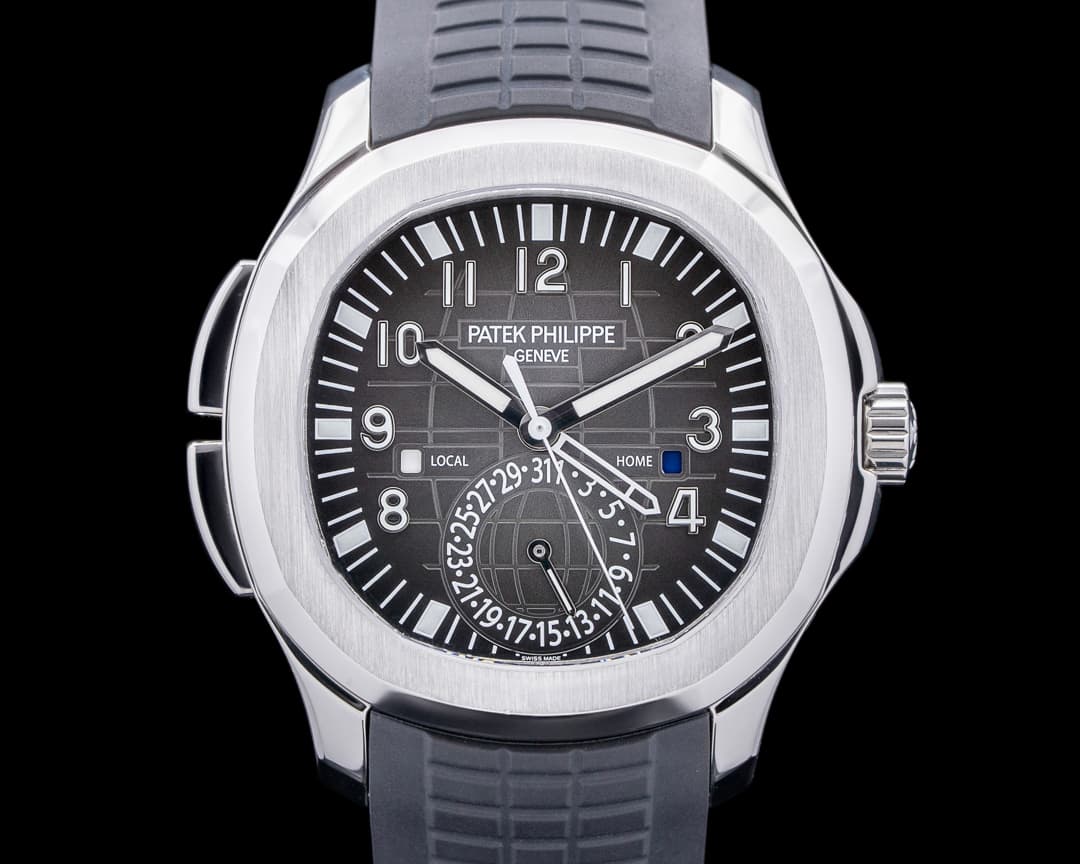 Patek Philippe Aquanaut 5164A Travel Time SS / Rubber