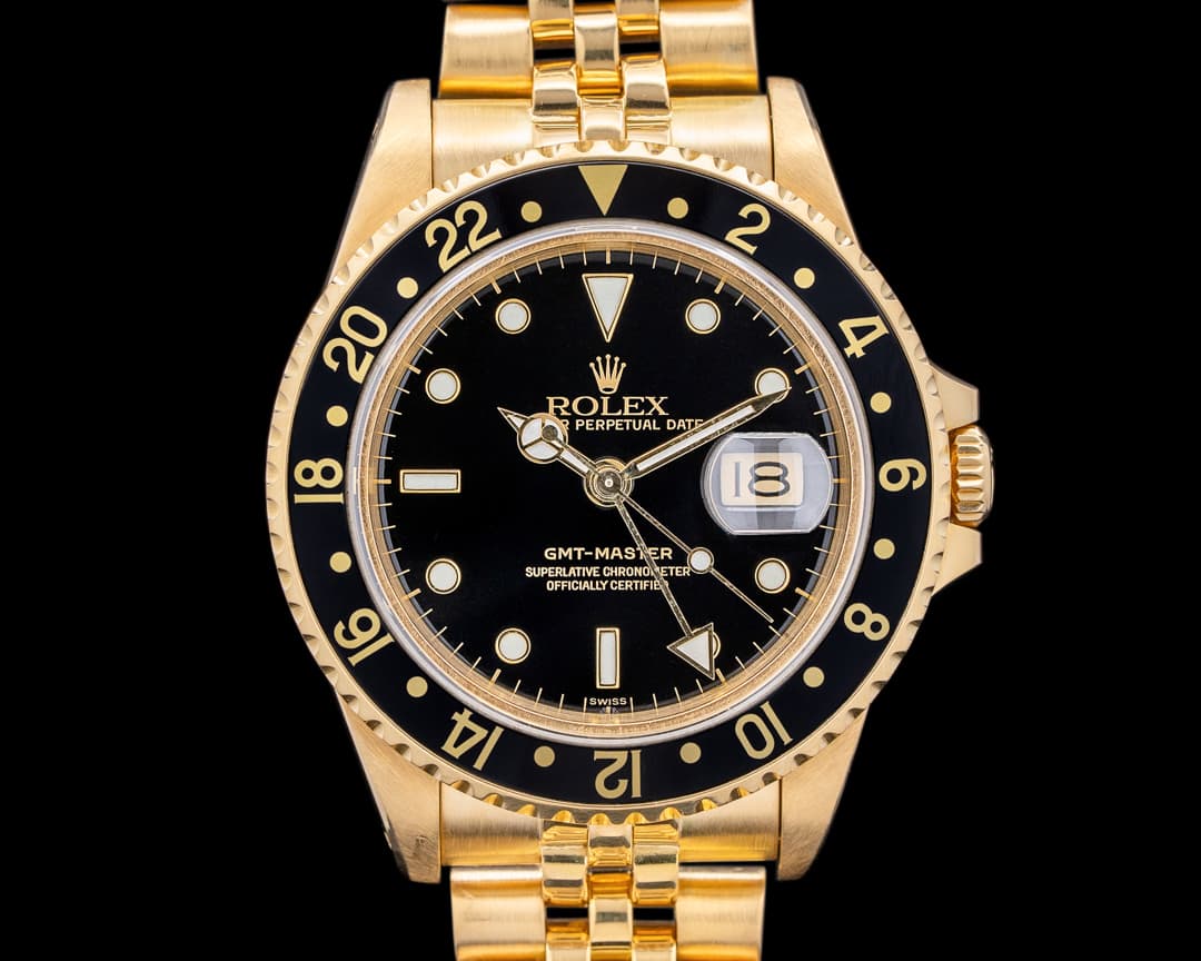 Rolex GMT Master 16758 18K Yellow Gold / Jubilee