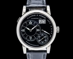 Lange 1 Luminous 18K White Gold Black Dial RARE