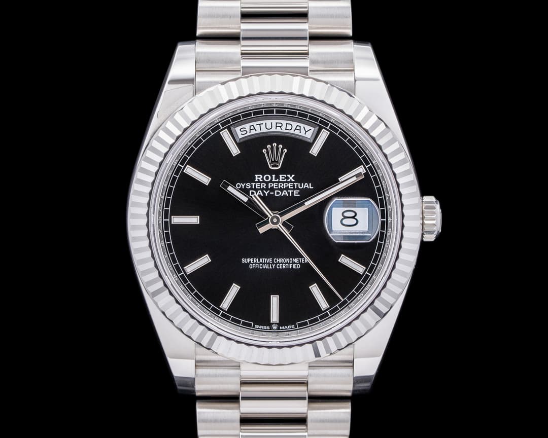 Rolex Day Date President 228236 Platinum Black Dial 2025