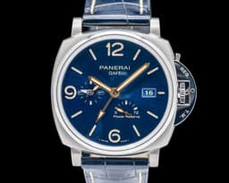 Luminor Due PAM 964 GMT Power Reserve Blue Dial