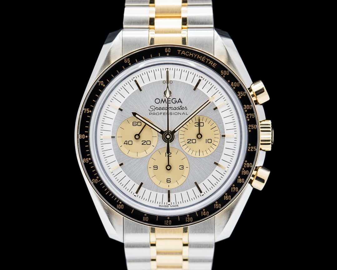 Omega Speedmaster Professional Moonwatch SS / 18K Yellow Gold Silver Dial 2024