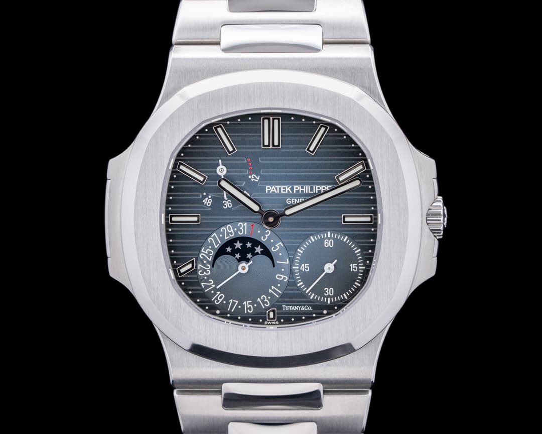 Patek Philippe Nautilus Jumbo 5712 TIFFANY & CO. Blue Dial UNWORN