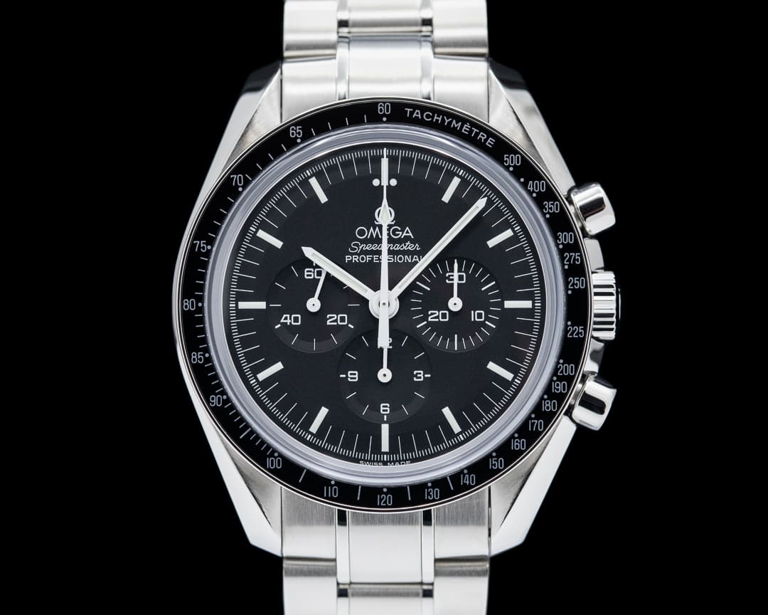 Omega Speedmaster Professional Moonwatch SS Black Dial