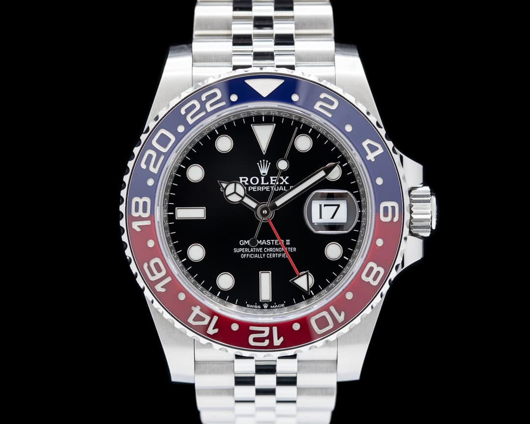 Rolex GMT Master II Ceramic 126710 "Pepsi" SS Jubilee