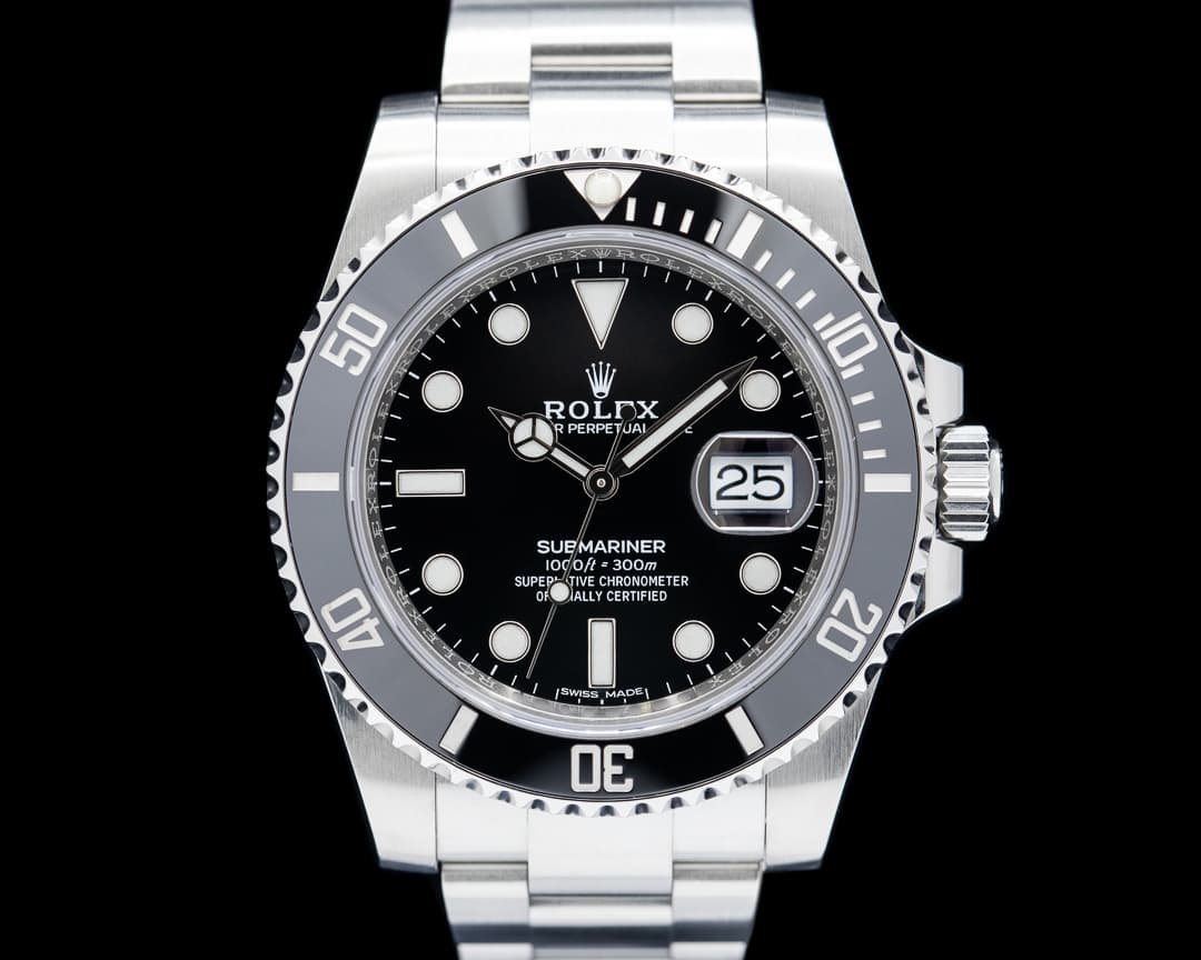 Rolex Submariner 116610LN Ceramic SS Black Dial