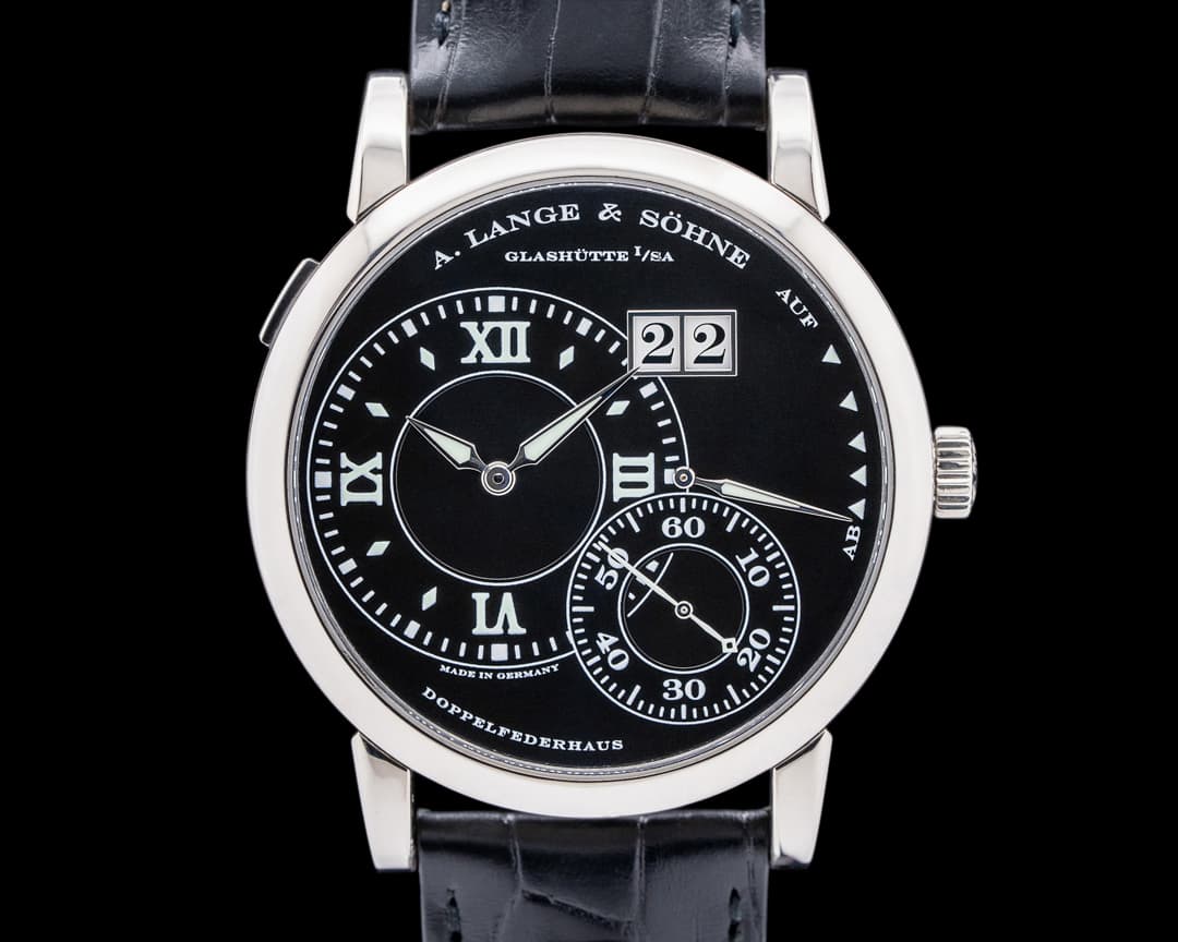 A. Lange and Sohne Grande Lange 1 115.029 Luminous 18K White Gold