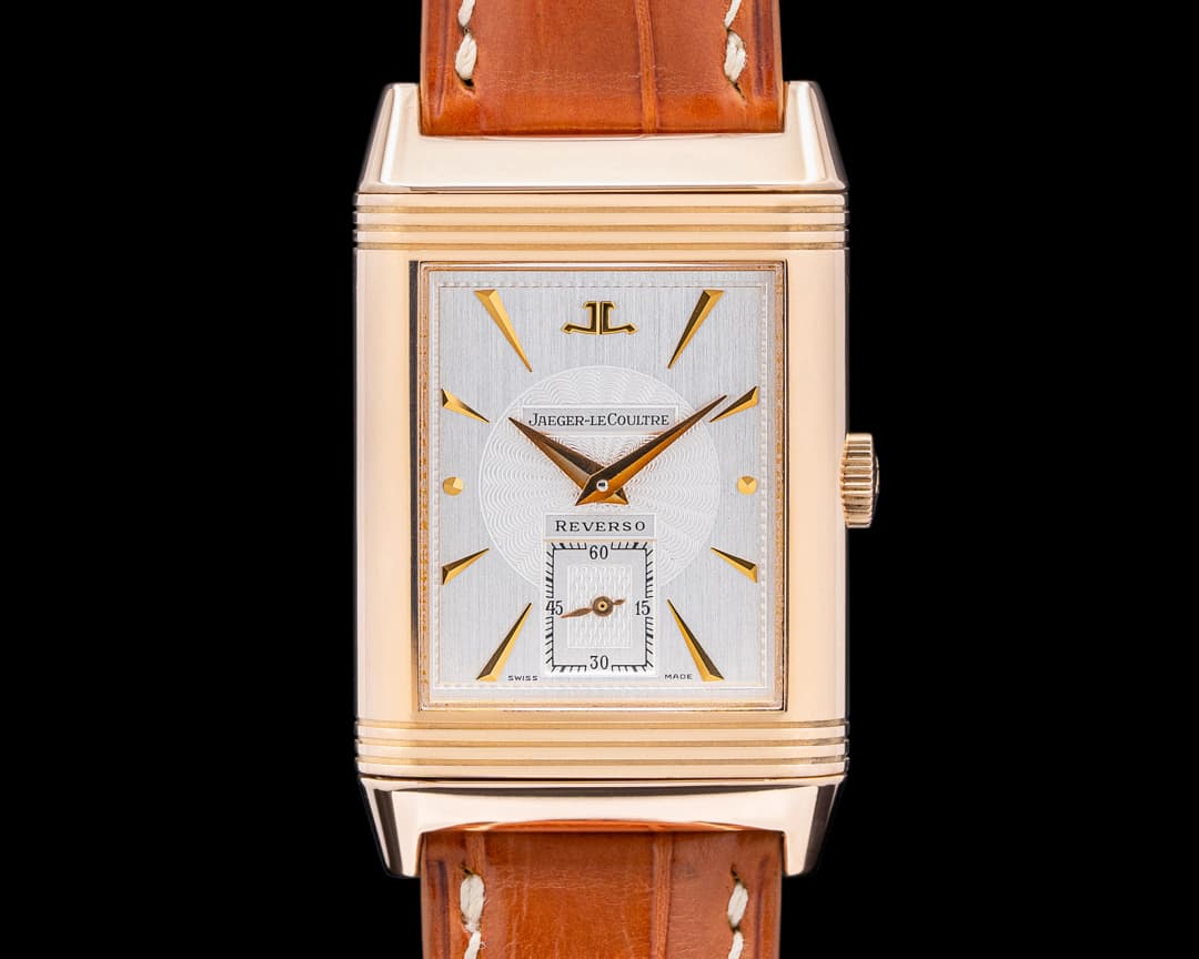 Jaeger LeCoultre Reverso Art Deco 18K Rose Gold Skeleton Duoface