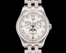 Annual Calendar 5036/1G 18K White Gold Silver Dial