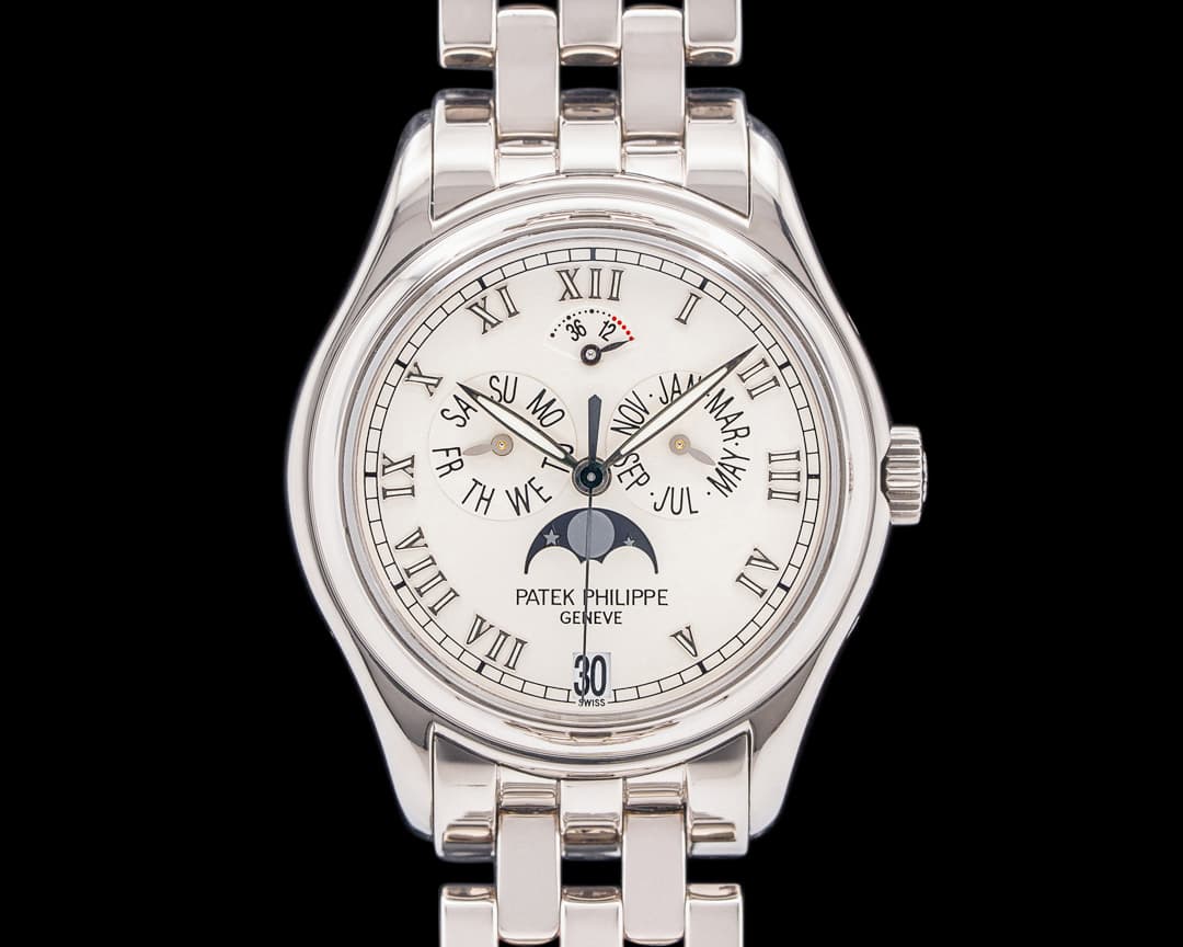 Patek Philippe Annual Calendar 5036/1G 18K White Gold Silver Dial