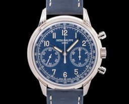 Chronograph 5172G 18K White Gold Blue Dial