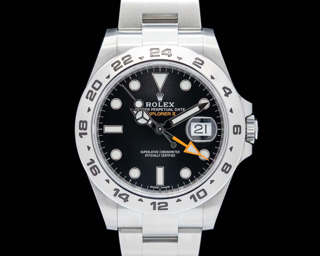 Rolex Explorer II 216570 SS Black Dial