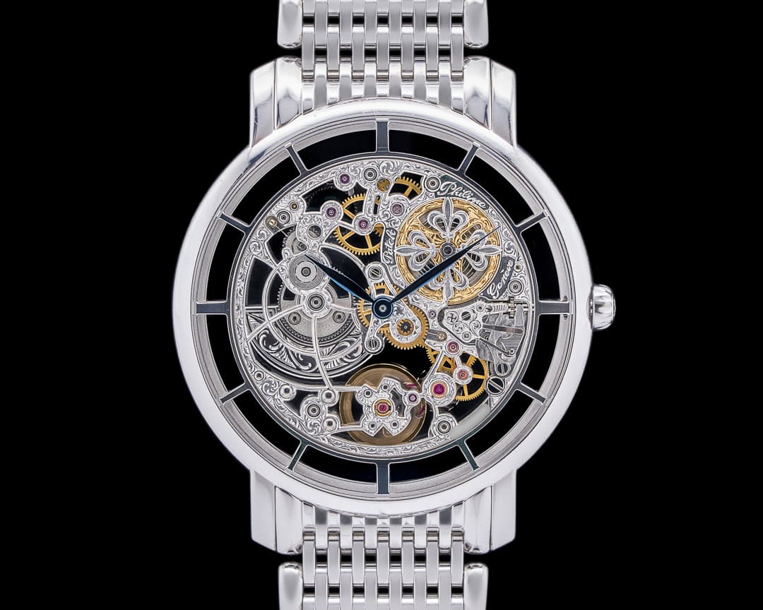 Patek Philippe Ultra Thin Skeleton 5180 G 18K White Gold / Bracelet