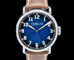 Heritage Pilot Center Seconds Funky Blue Dial