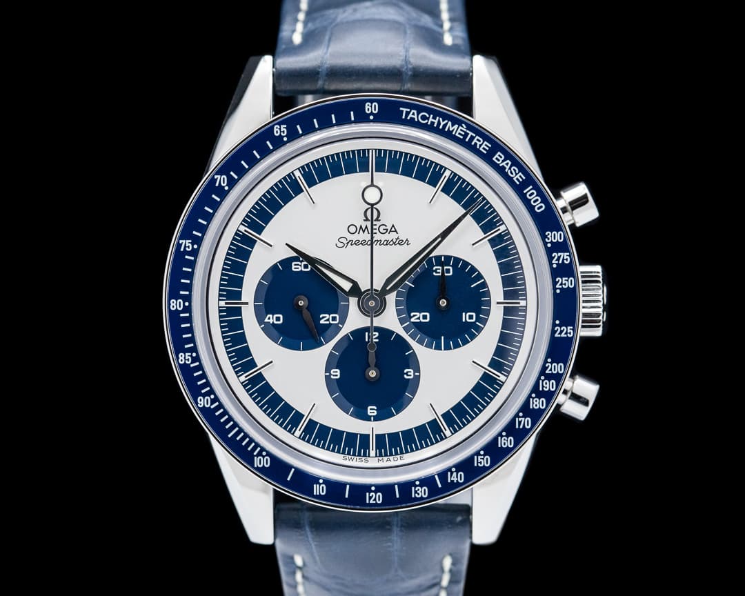 Omega Speedmaster CK2998 Silver / Blue Dial LIMITED UNWORN