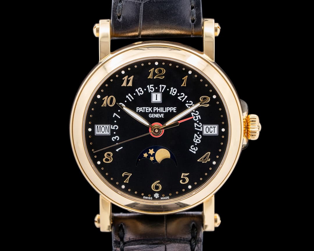 Patek Philippe Retrograde Perpetual Black Dial 18K UNIQUE PIECE