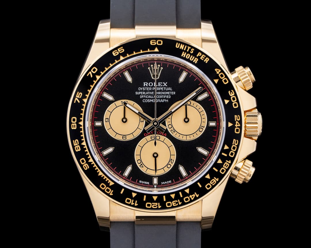 Rolex Daytona Oysterflex 126518LN 18K Yellow Gold Black Dial 2024