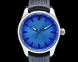 Pioneer Center Seconds SS Arctic Blue Fume Dial