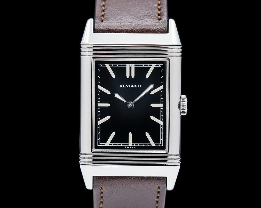 Jaeger-LeCoultre Grande Reverso Tribute to 1931 Ultra Thin SS Black Dial