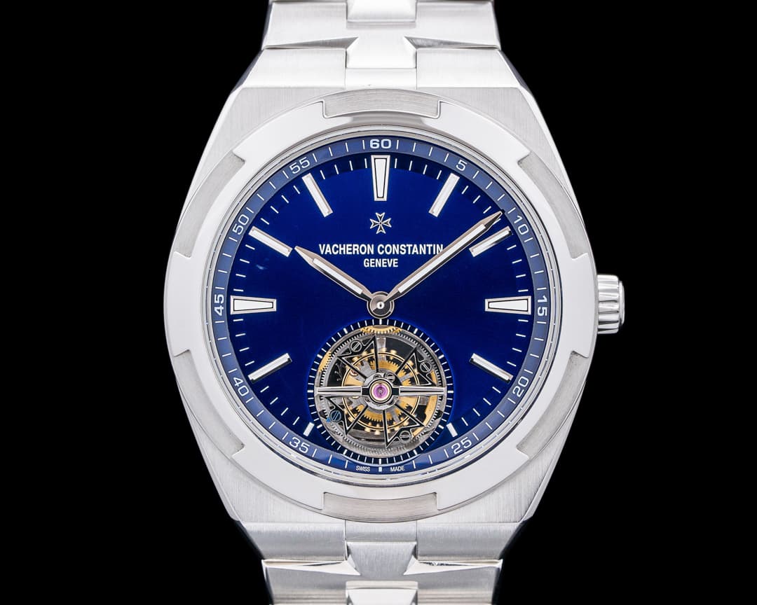 Vacheron Constantin Overseas 6000V/110A Tourbillon SS Blue Dial