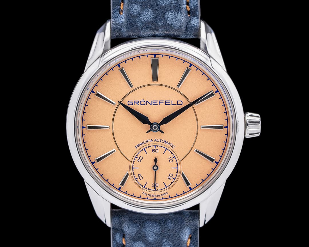 Gronefeld 1941 Principia Automatic SS Salmon Dial 2024