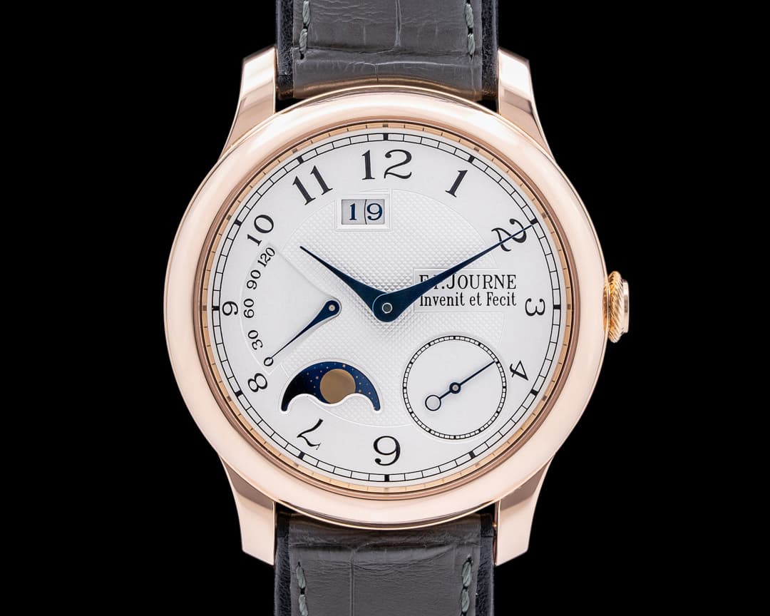 F. P. Journe Octa Lune Automatic 18K Rose Gold Silver Dial