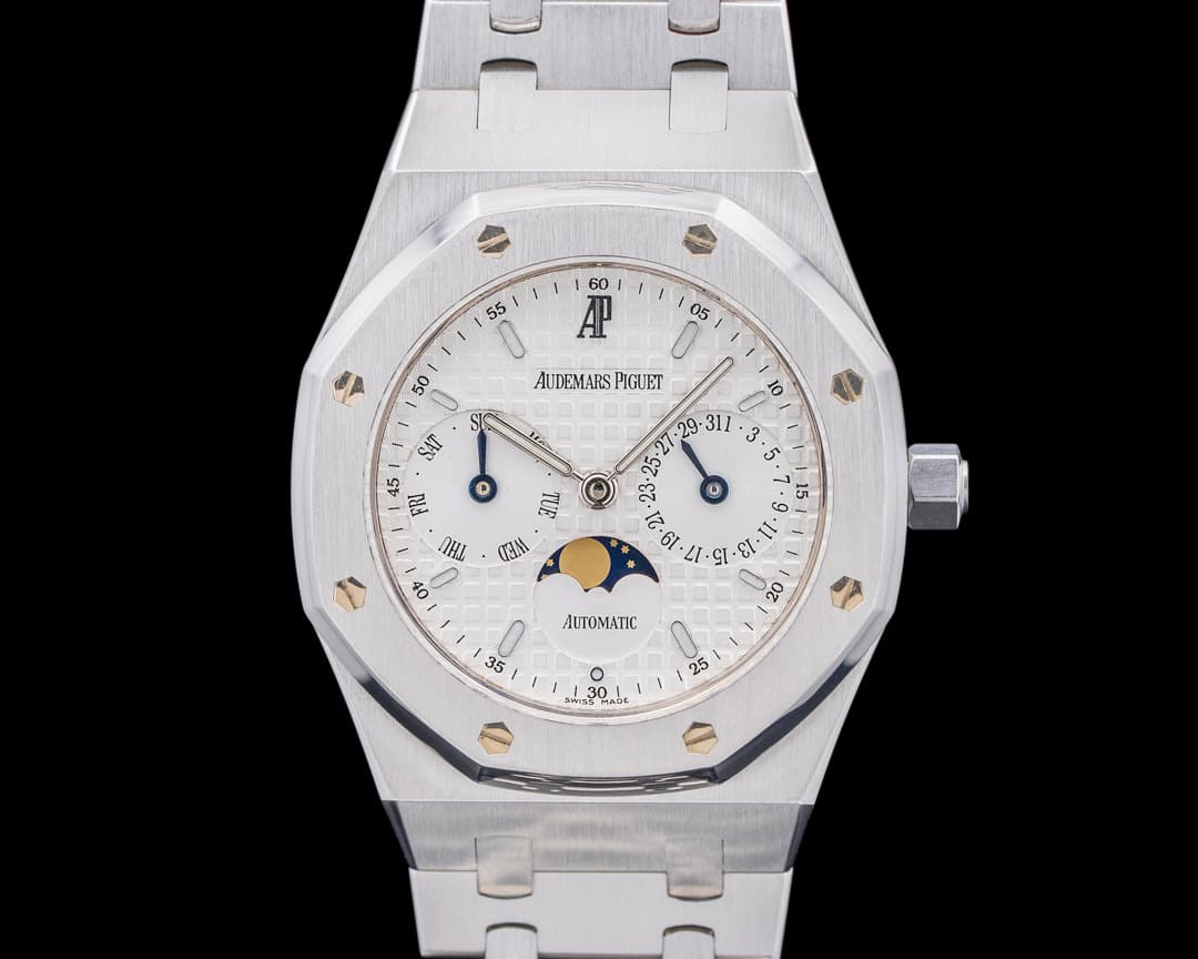 Audemars Piguet Royal Oak 25594ST Moonphase SS White Dial