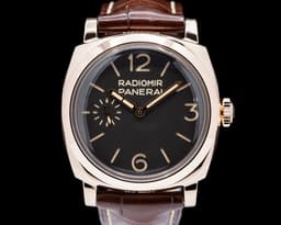 Radiomir 1940 Oro Rosso 18K Rose Gold Brown Dial