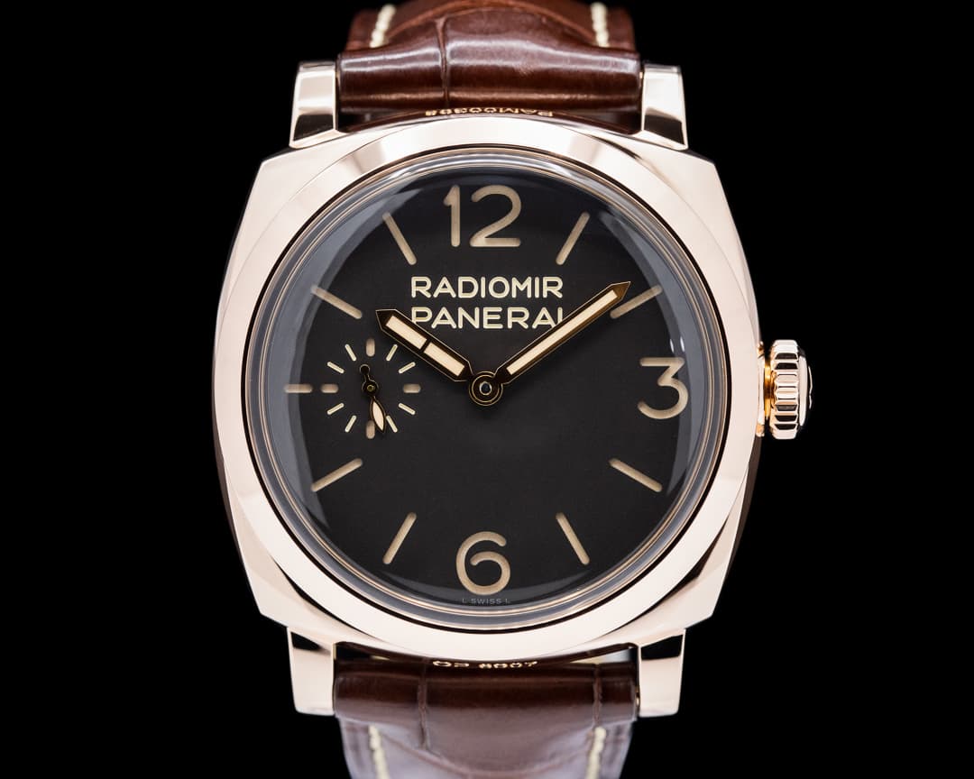Panerai Radiomir 1940 Oro Rosso 18K Rose Gold Brown Dial