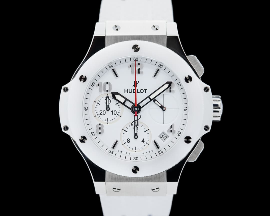 Hublot Big Bang Chronograph SS White Dial