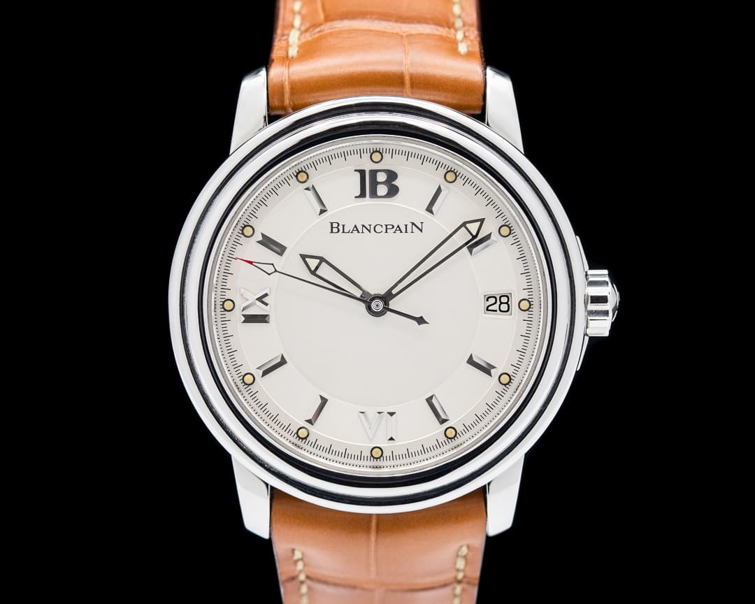 Blancpain Leman Date SS Silver Dial