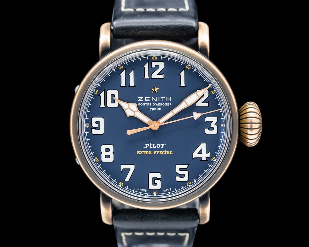 Zenith Pilot Type 20 Extra Special Bronze Blue Dial