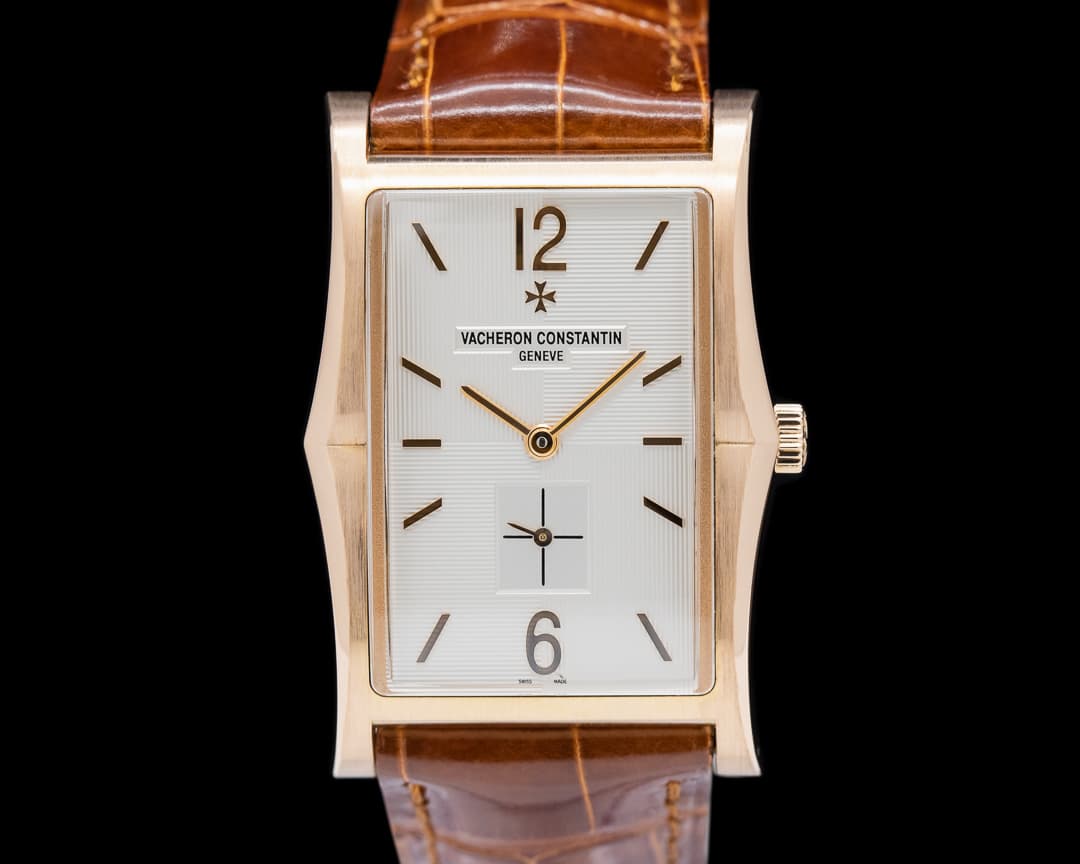 Vacheron Constantin Les Historiques Aronde 1954 18K Rose Gold Silver Dial