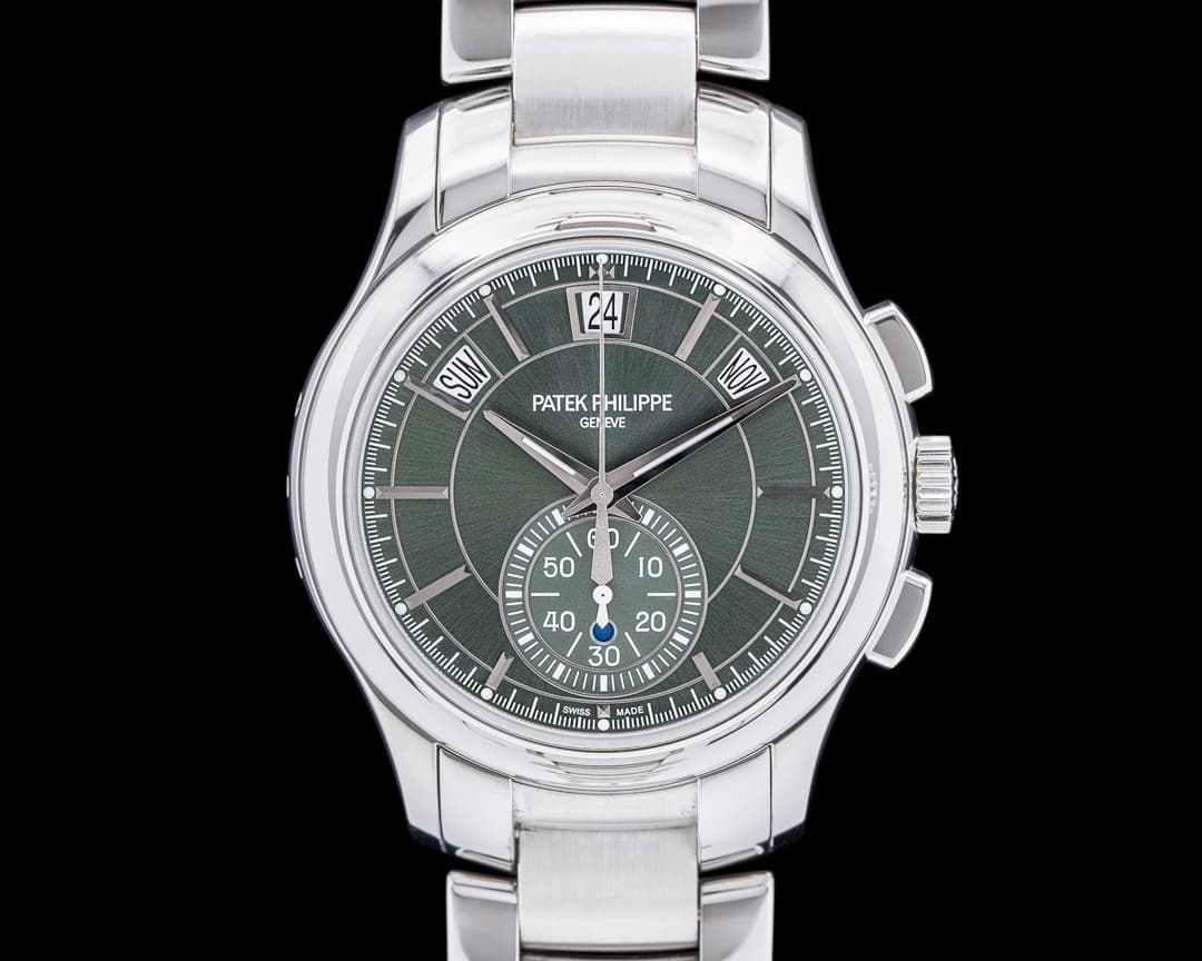 Patek Philippe Chronograph 5905/1A Annual Calendar SS Green Dial