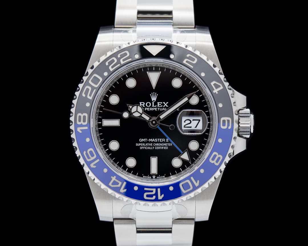 Rolex GMT Master II 126710BLNR Ceramic "Batman" SS Black Dial