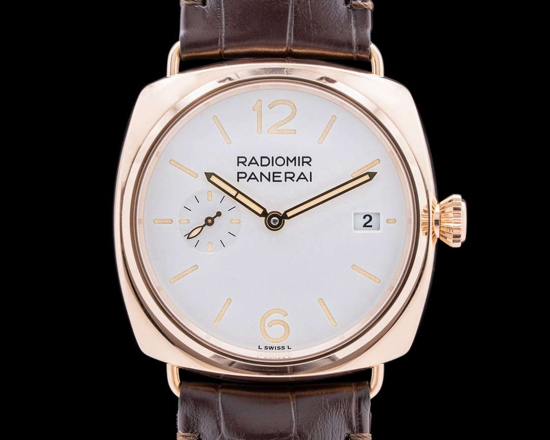 Panerai Radiomir Quaranta 18K Rose Goldtech Silver Dial 2024