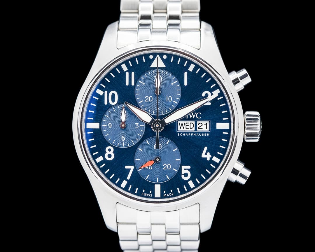 IWC Pilots Watch Chronograph 41mm SS Blue Dial