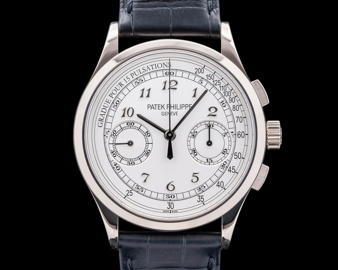 Patek Philippe Chronograph 5170G 18K White Gold Silver Pulsation Dial