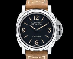 Luminor Base 8 Giorni SS Black Dial 44MM
