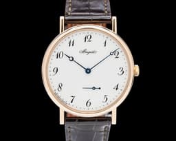 Classique Automatic 18K Rose Gold White Enamel Dial