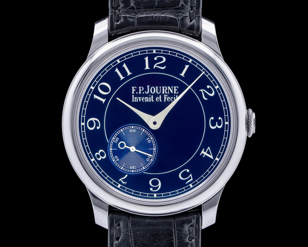 F. P. Journe Chronometre Bleu Tantalum Blue Dial
