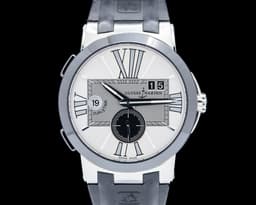 Executive Dual Time SS Silver Dial