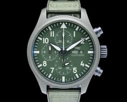 Pilots Chronograph Top Gun "Woodland" Edition Green Dial